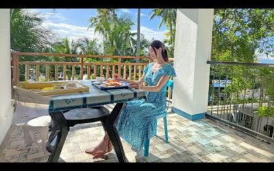 [ENG] VLOG 현지인 로컬 펜션 테라스에서 아침을ㅣ수영복촬영 ㅣ보홀여행브이로그10ㅣ모노빈제이ㅣmonobinjㅣswimwearshootingㅣbohol travel vlog