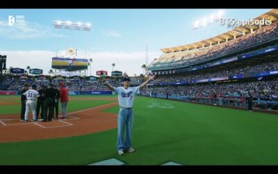 [EPISODE] Behind the Scenes of V’s First Pitch for the LA Dodgers – BTS (방탄소년단)