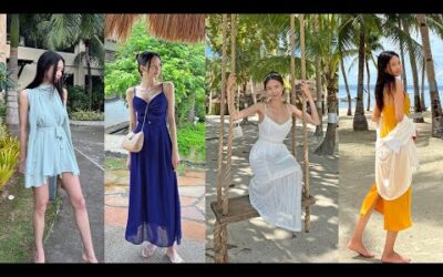 👗full.ver BOHOL BEACH DRESS lookbook 🏝️ Panglaolife ♥보홀촬영,비치원피스 룩북,비치웨어,모노빈제이,monobinj,beachwear