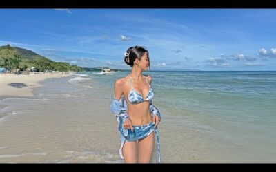 🪼👙Sky Ocean bikini Panglaolife BEACHGIRL,비키니룩북,유지어터,보홀여행,비치웨어,모노빈제이,monobinj,beachwear,lookbook