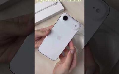 I phone 17 AIR unboxing ASMR short 그냥나에어샀다는대충쇼츠🍎📱